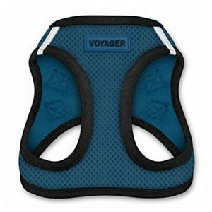 🐶 Voyager Small Dog Harness Dark Blue Black Trim